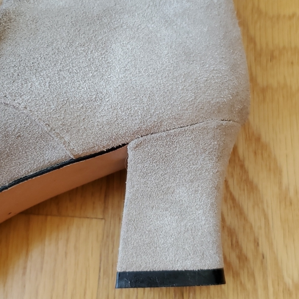 Suede Heeled Booties - Picture 5 of 15
